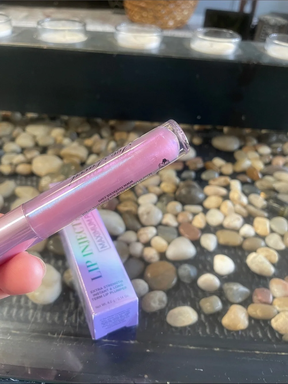 Too Faced Lip Injection Maximum Plump in Blueberry Buzz